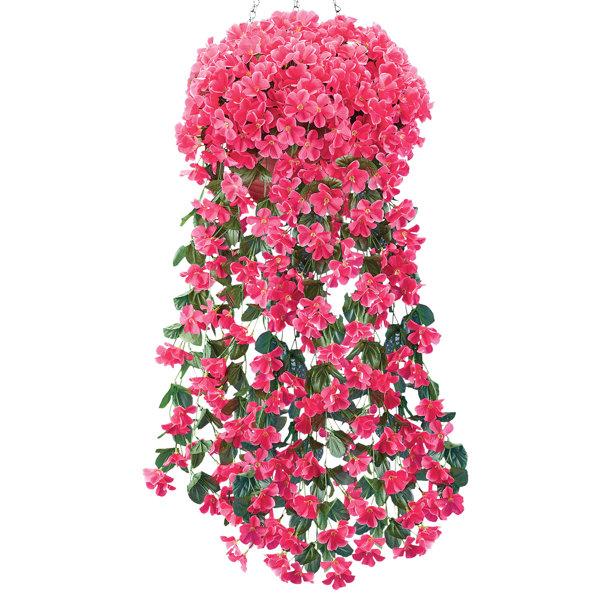 Primrue Artificial Floral Hanging Bushes & Reviews Wayfair